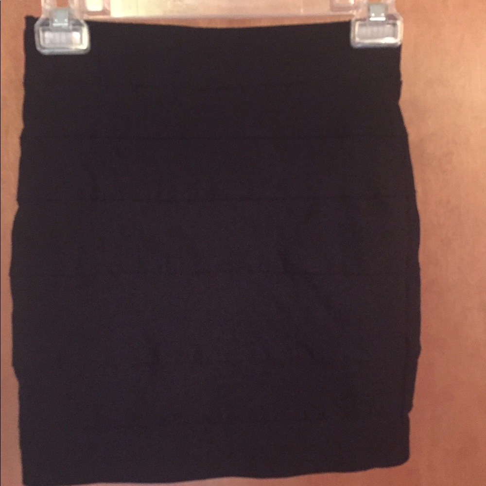 Body-con skirt black Charlotte Russe Size S